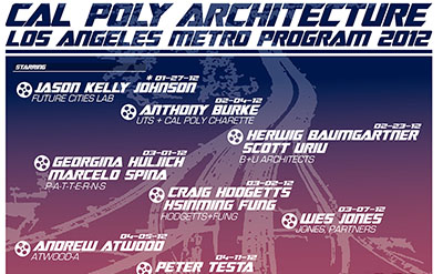 Lecture at the CalPoly Los Angeles Program in Architecture