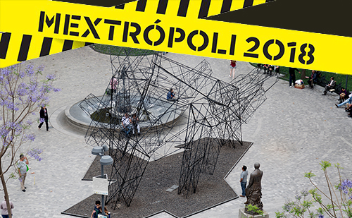 B+U designs 'Pavilion 1800' for Mextropoli Festival